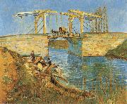 Vincent Van Gogh The Langlois Bridge at Arles painting